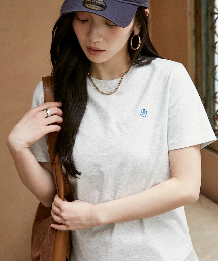 【4月10日10時発売】ワンポイント ロゴ刺繍 Tシャツ 限定展開