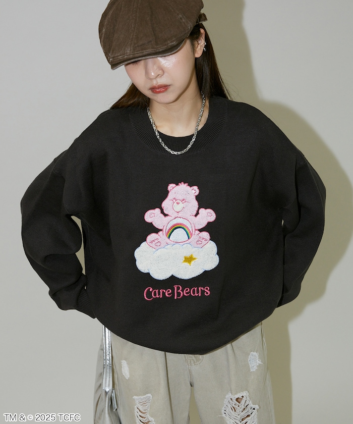 CareBears(TM)/ケアベア(TM) クルーネック ジャガードニット　限定展開