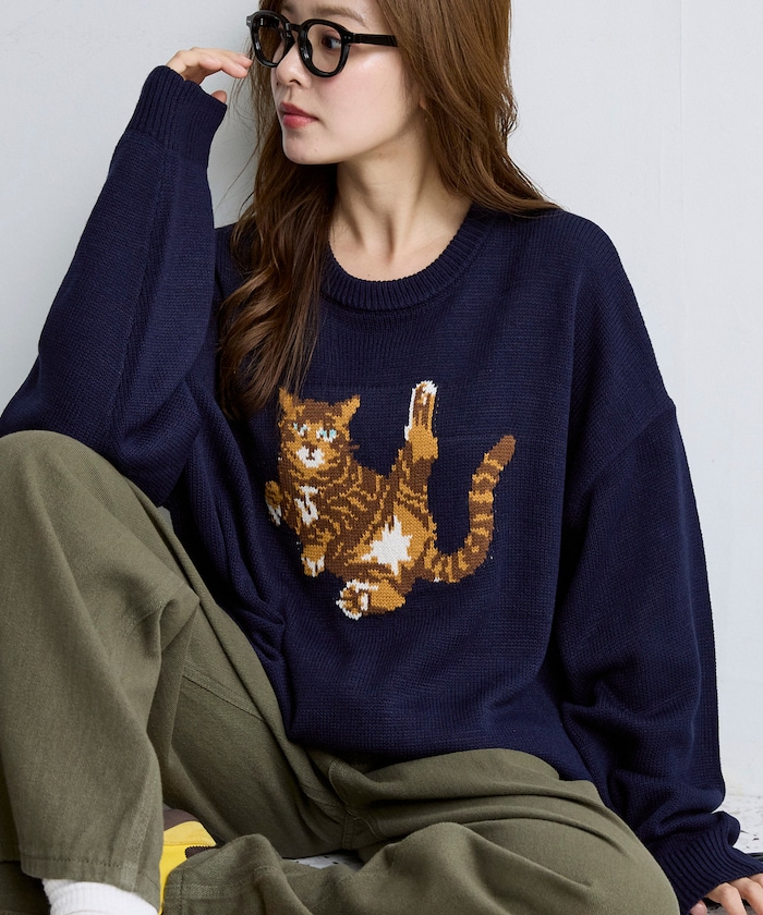 Tabby CAT アニマル ニット　限定展開
