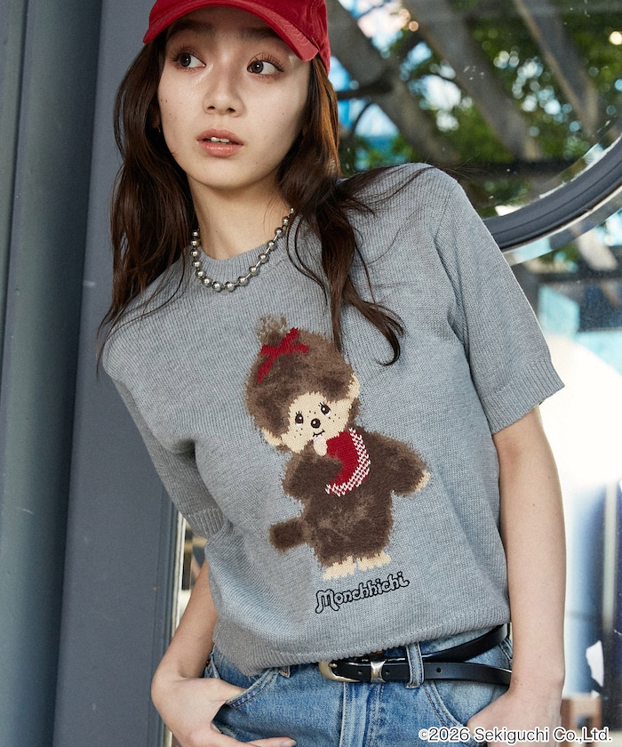 モンチッチ フェザー ジャガード サマーニット　限定展開