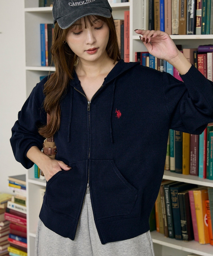 別注 フルジップ ニット フーディー 限定展開