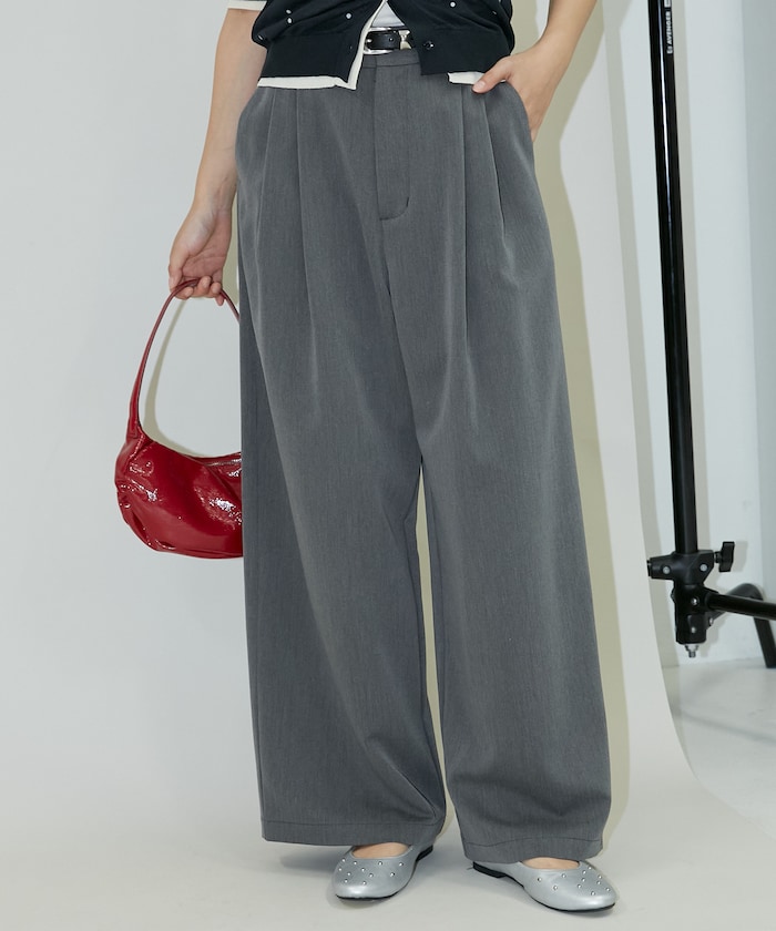 2タック スラックス パンツ　限定展開