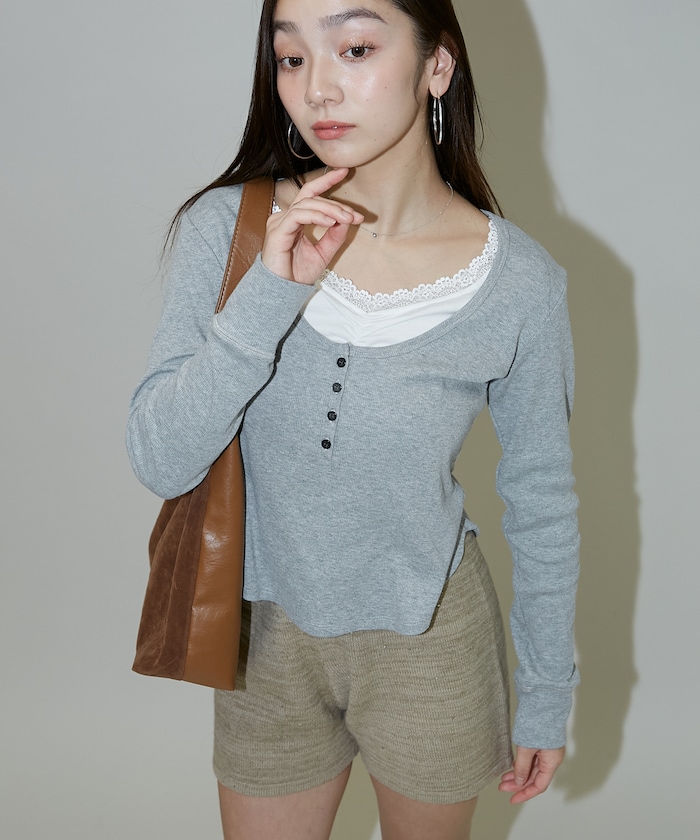 MARY QUANT/スパンコール ニット ショートパンツ 限定展開｜Daytona