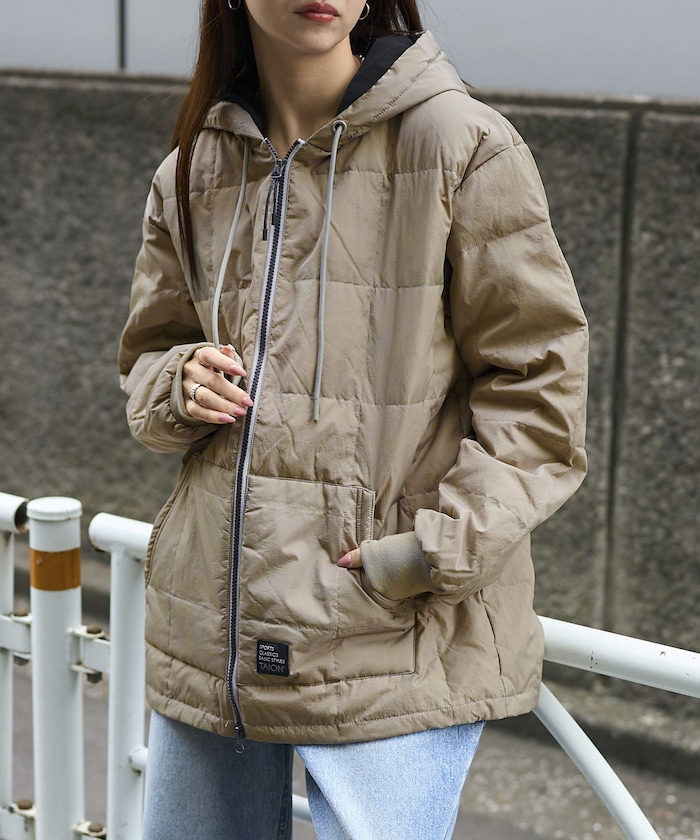 SPORTS CLASSIC FRONT ZIP DOWN HOODIE/スポーツ クラシック フロントジップ ダウン フーディー 限定展開