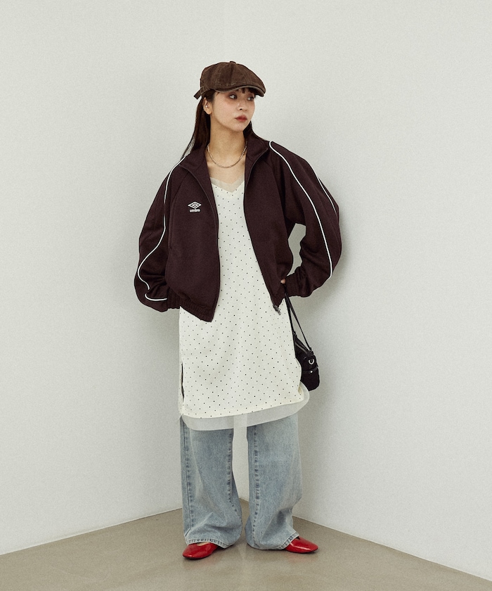 UMBRO × PUBLUX/アンブロ パイピングジャージー トラックジャケット UMBRO/パイピング ジャージー トラックジャケット 限定展開