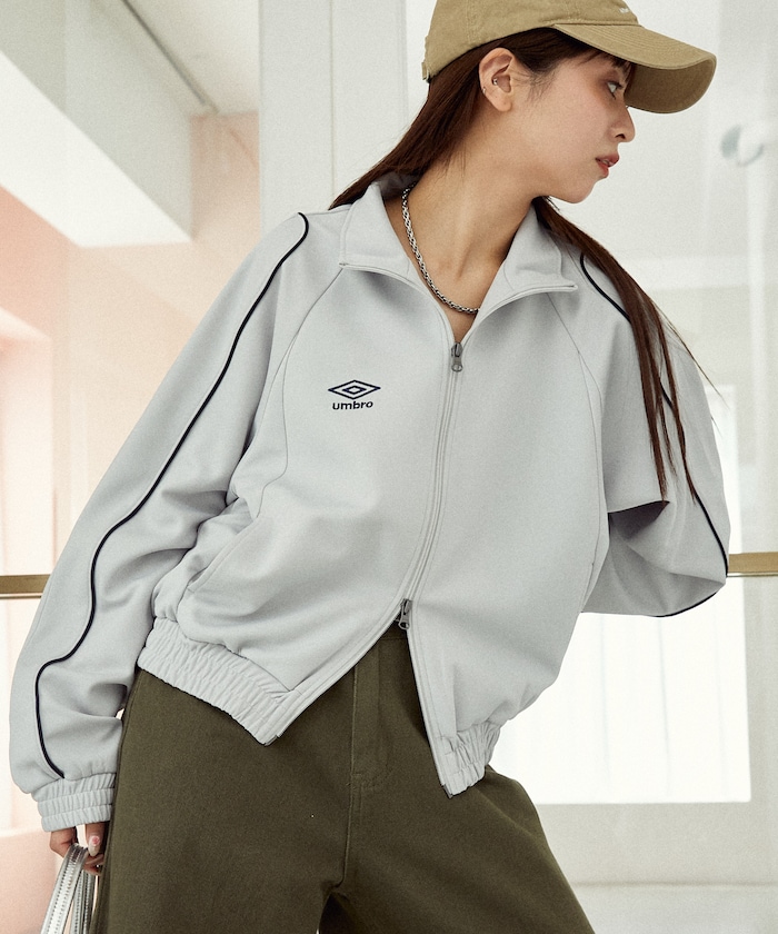 UMBRO x PUBLUX/トラックジャケット UMBRO × PUBLUX /パイピング ジャージー トラックジャケット