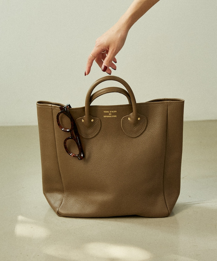 YOUNG & OLSEN The DRYGOODS STORE/EMBOSSED LEATHER TOTE M