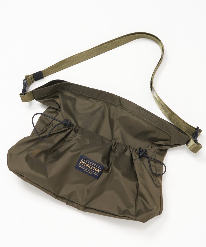PENDLETON/別注 リップストップ ハーフムーンショルダーバッグ 限定  