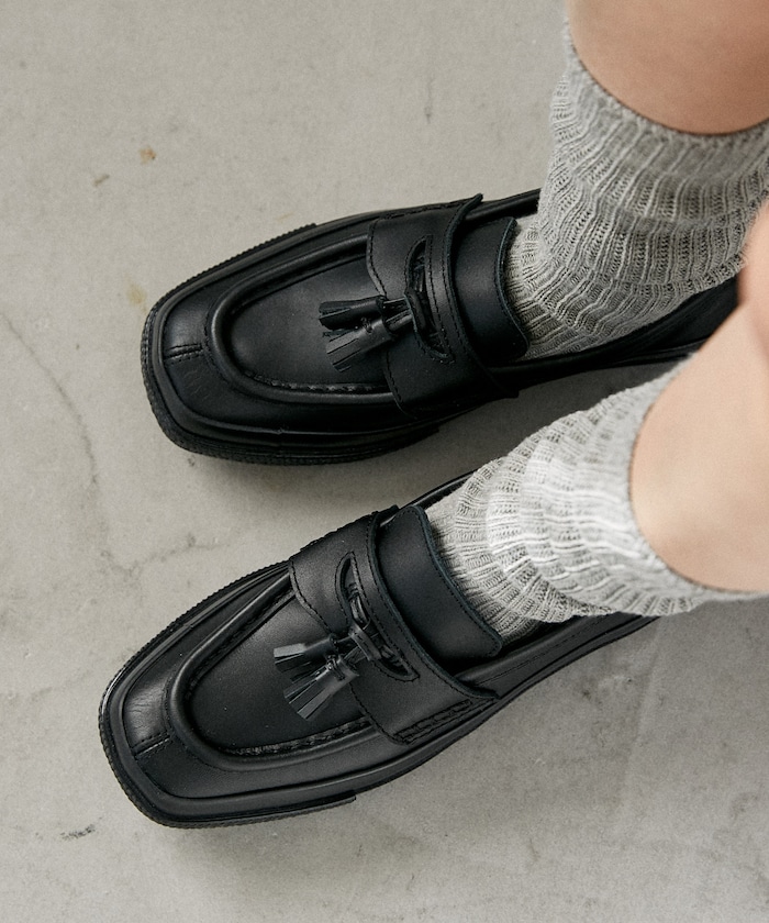 ALL STAR SQUARE TOE LOAFER[23.0~25.0cm]/オールスター スクエアトウ ローファー/ローファースニーカー