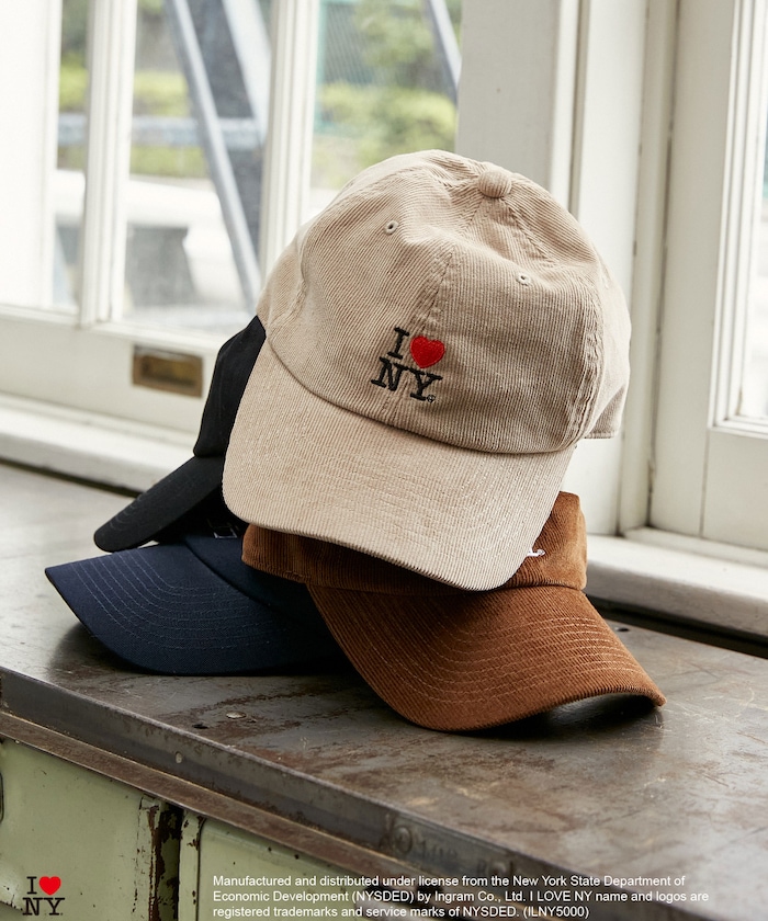 I LOVE NY ロゴ 刺繍 キャップ　限定展開