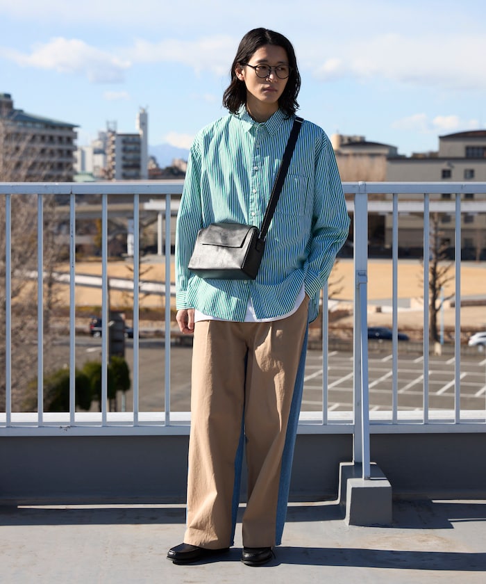 グリーン：グリーンストライプ