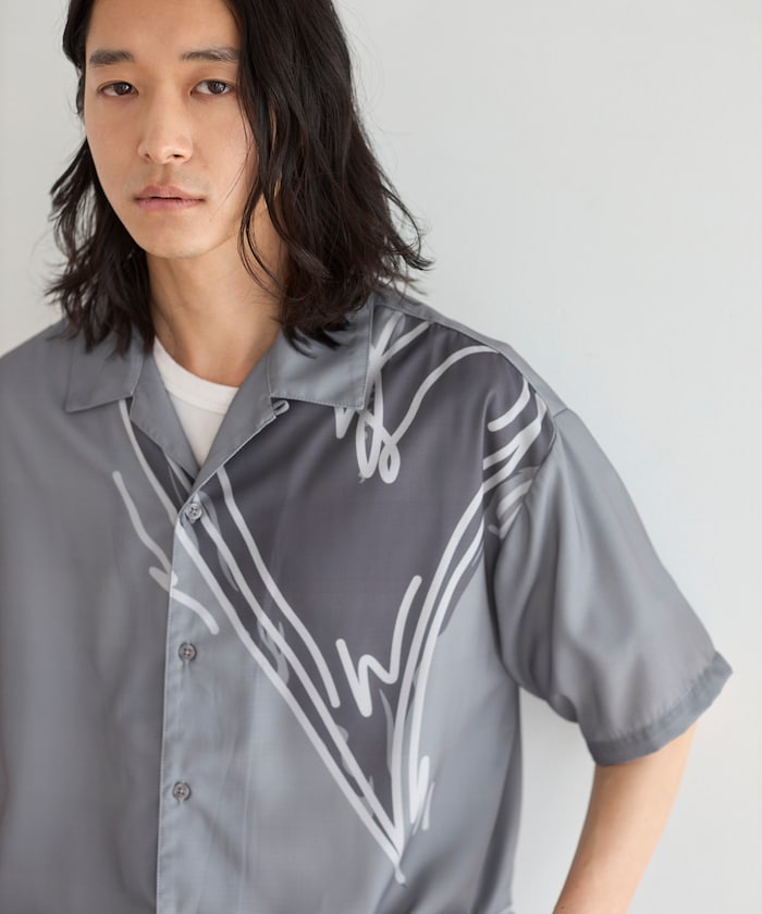 プリント/ガラ：HEARTGRY