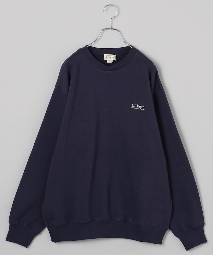 90's USA製 エルエルビーン×ラッセル 刺繍ロゴスウェット L 在原みゆ紀 90's USA製 エルエルビーン×ラッセル 刺繍ロゴスウェット L 在原みゆ紀