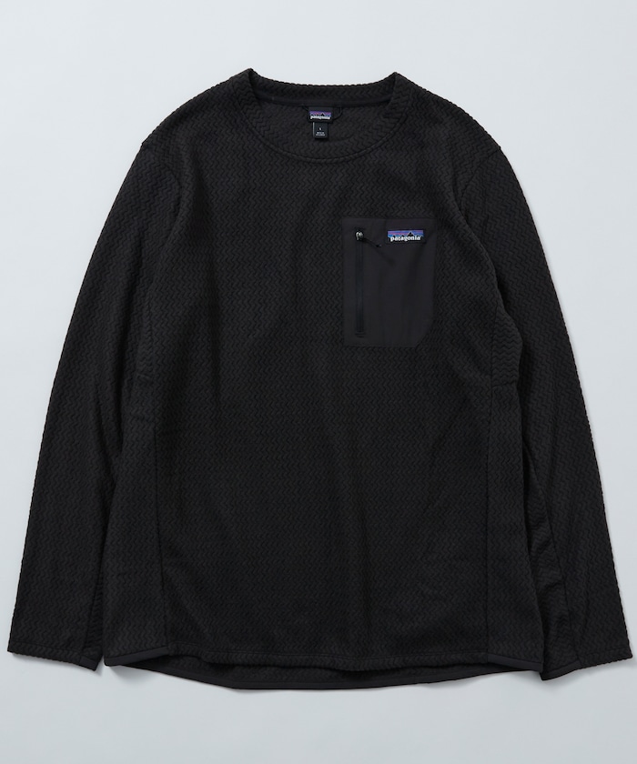 パタゴニアメンズ・R1エア・クルー (ブラック) サイズL