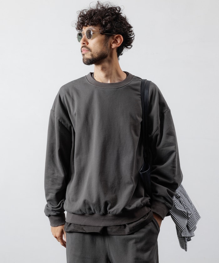 W-FACE CREW SWEAT / ダブルフェイス クルーネックスウェット
