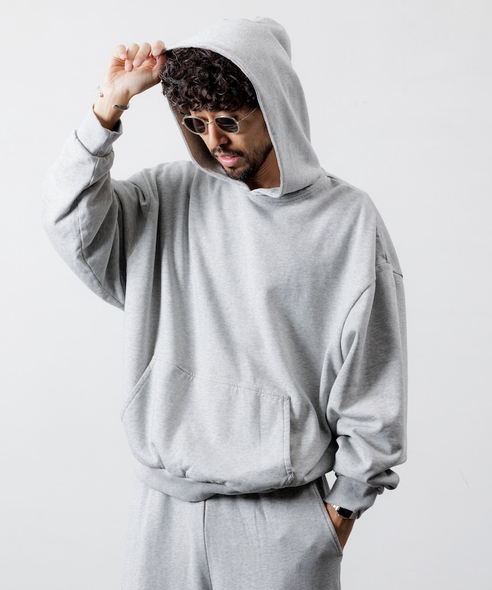 W-FACE PO HOODIE / ダブルフェイス プルオーバーフーディ