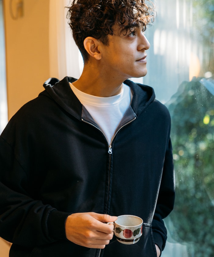 ブラック：ブラック×チャコールグレー