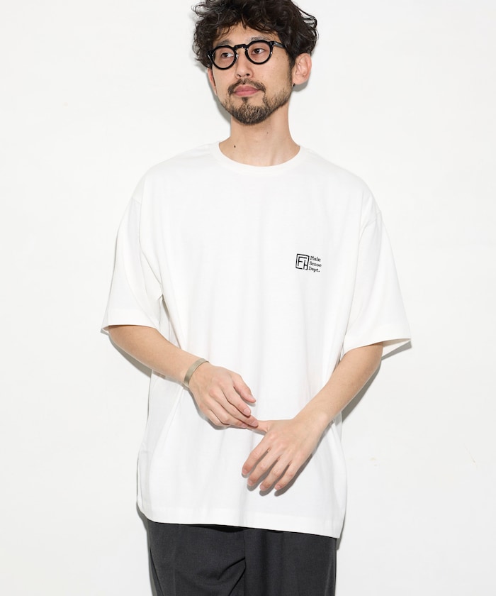 6オンス フロントロゴ 刺繍 クルーネックTシャツ / ワンポイントデザインTシャツ LEFT CHEST EMBROIDERY PSD