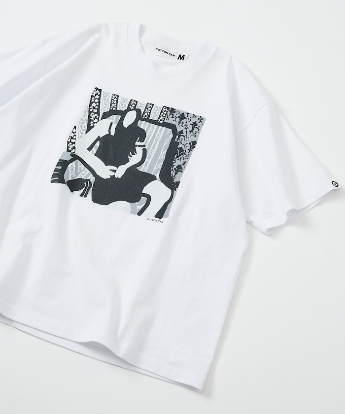 リラックスフィット プリント クルーネック Tシャツ / 19