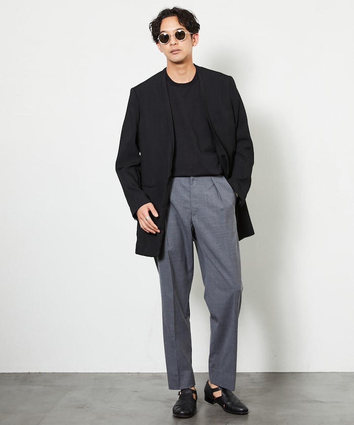 モードストリートコーデC-boy Style【No.43】開襟シャツ ノームコア モードストリートコーデC-boy Style【No.43】開襟シャツ ノームコア