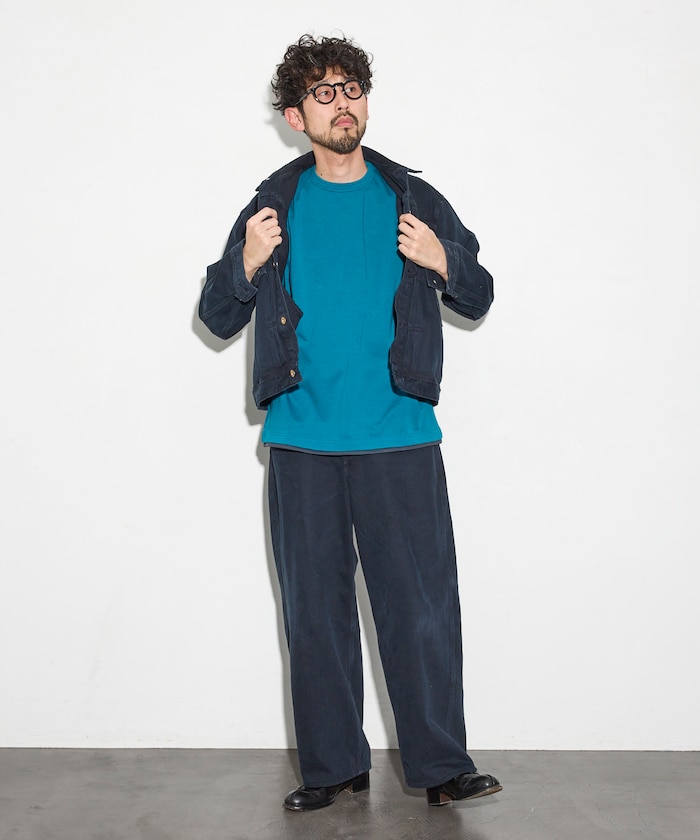 ブルー：ブルー×チャコール