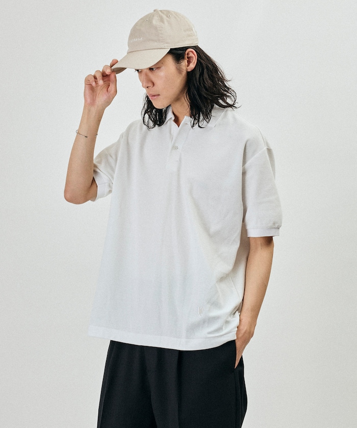 ワンポイント刺繍 カノコ ポロシャツ
