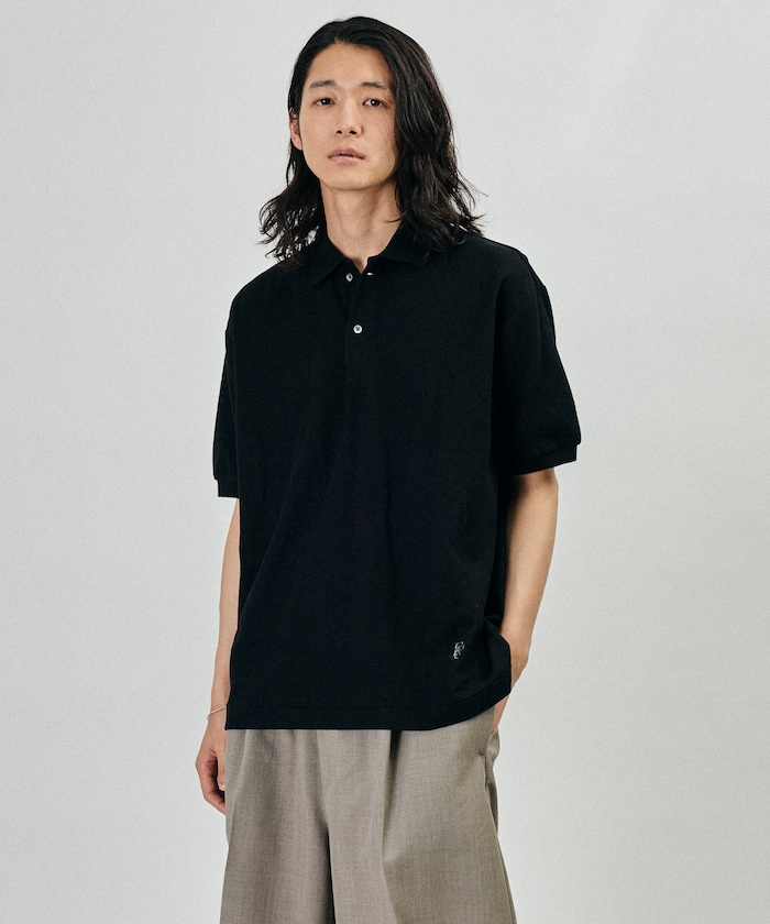 ワンポイント刺繍 カノコ ポロシャツ