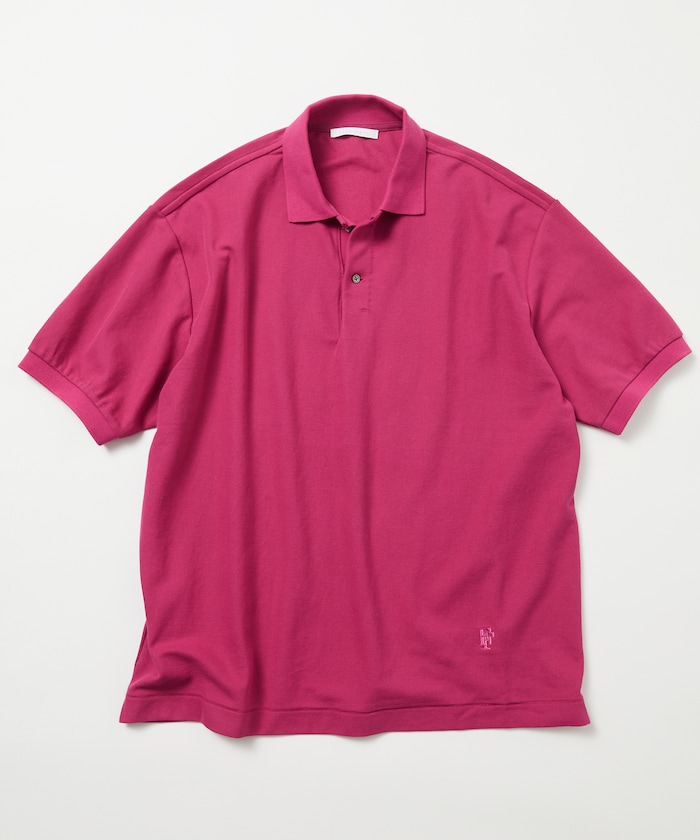 ワンポイント刺繍 カノコ ポロシャツ