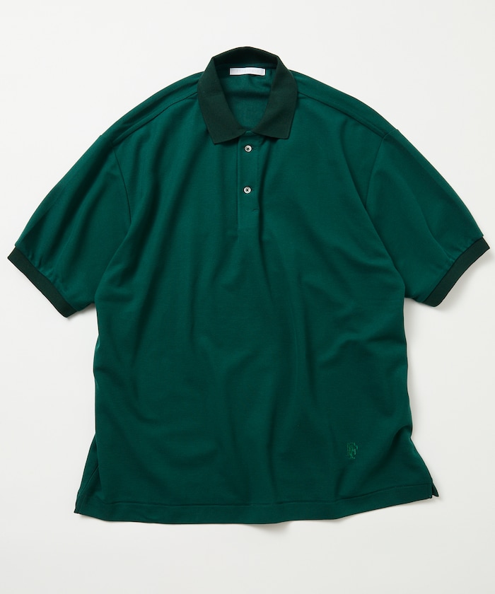 ワンポイント刺繍 カノコ ポロシャツ