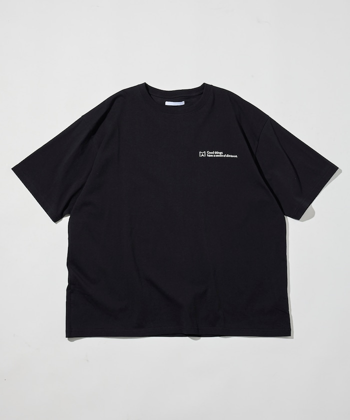 MA ベーシック ロゴ 刺繍 ショートスリーブ Tシャツ