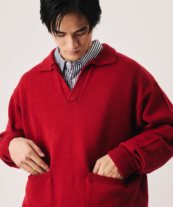 限定展開 ニット スキッパー