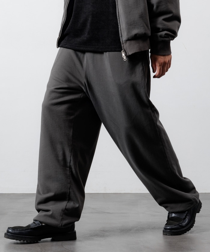 W-FACE SWEAT PANT / ダブルフェイス スウェットパンツ / 裾ドローコード