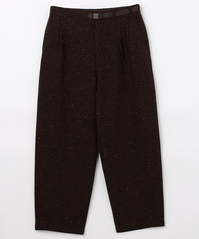 Cotton Wool Color Nep Field Tuck Pants 【限定展開】