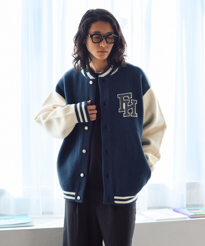 Firsthand/リラックスフィット ロゴ ニットスタジャン｜Daytona Park