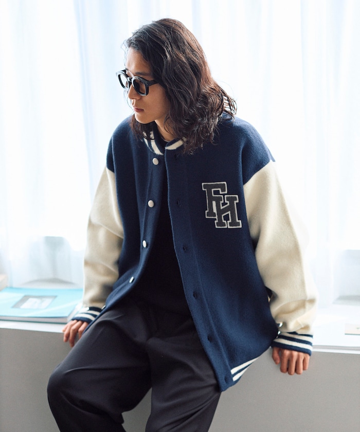 Firsthand/リラックスフィット ロゴ ニットスタジャン｜Daytona Park