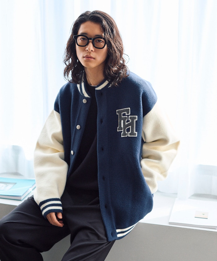 Firsthand/リラックスフィット ロゴ ニットスタジャン｜Daytona Park