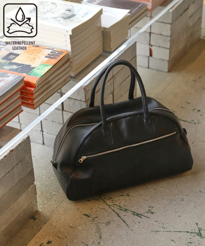 Big Leather Boston bag / レザーボストンバッグ / 牛革 / 撥水レザー