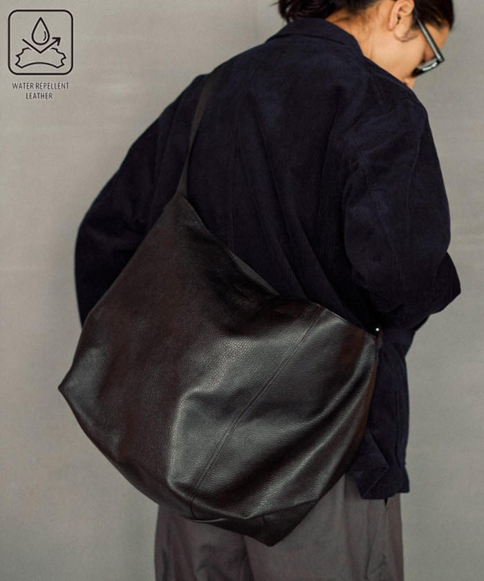 2WAY Leather Messenger Bag / 2WAYレザーメッセンジャーバッグ / 牛革