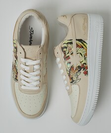 STARWALK/STARWALK×Ed Hardy SNEAKER 2.02 / SW210104931｜Daytona STAR WALK Ed Hardy スニーカー ベージュ系