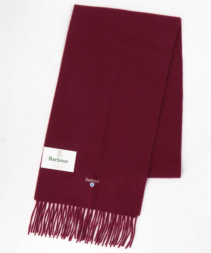 BARBOUR PLAIN LAMBSWOOL SCARF