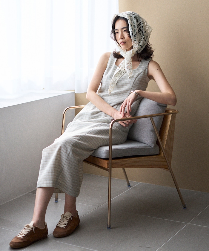 【3月11日12:00発売】カミラチェック Iラインワンピース / セットアップ対応