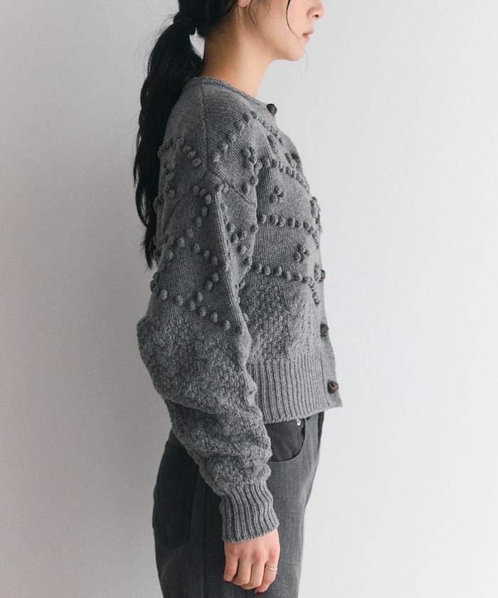 NOHRA/カラー別注 Popcorn knit cardigan 【限定展開】｜Daytona Park