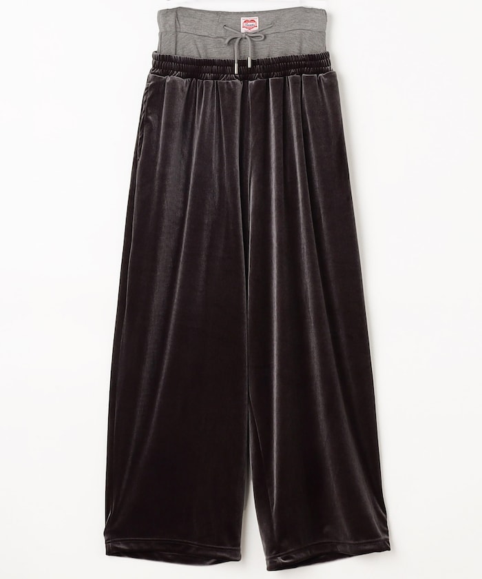 Layered Velvet Trouser / S4.5-0405W