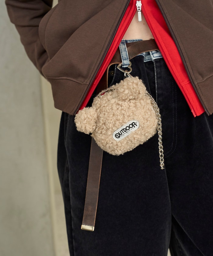 【11月5日12:00発売】x BASICKS BOA BEAR CHARM BAG