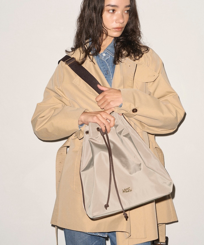 別注 巾着ショルダー トートバッグ