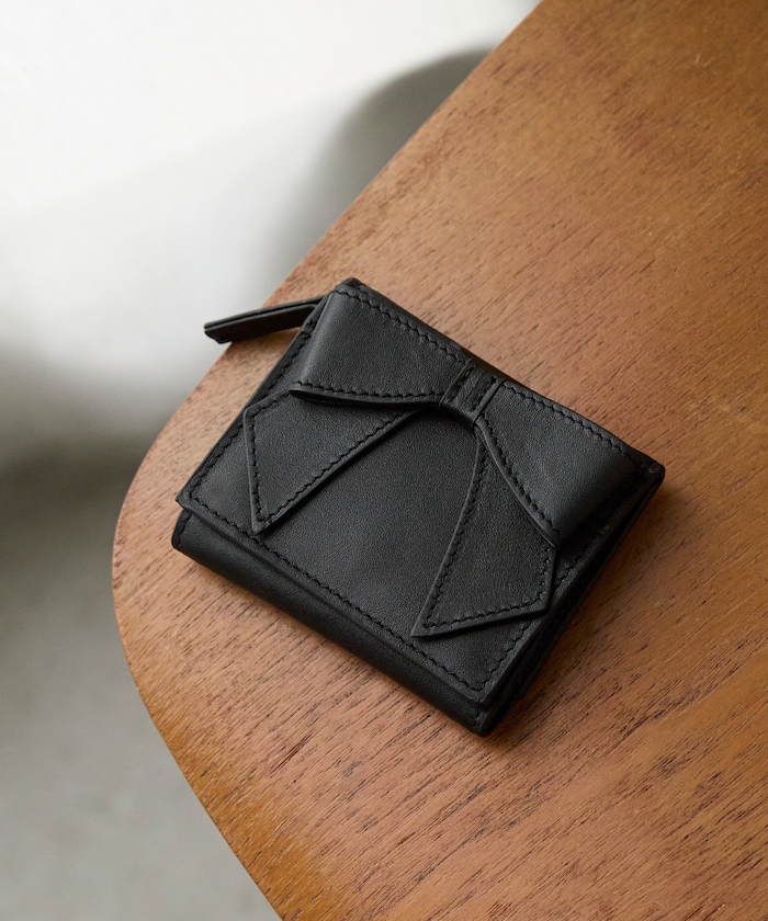 COW LEATHER  RIBBON WALLET 【限定展開】