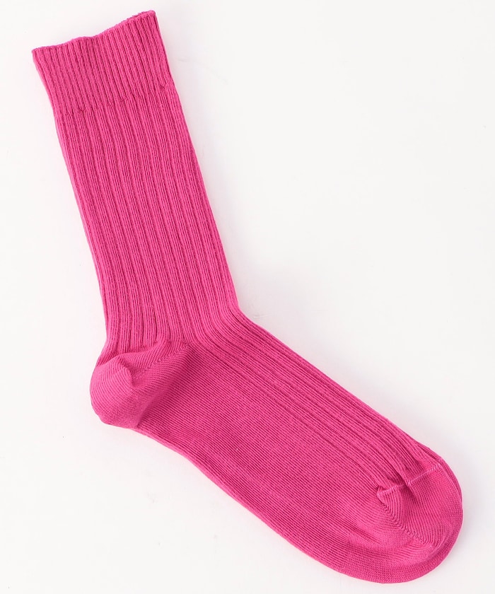 【BASERANGE】 RIB OVERANKLE SOCKS / SORO-CR-AU25