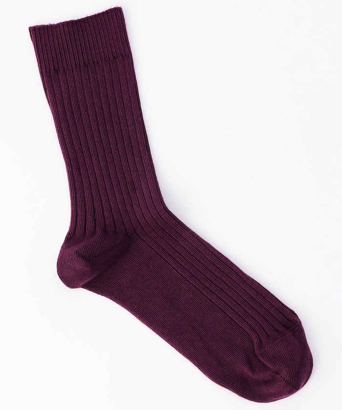 RIB OVERANKLE SOCKS / SORO-CR-WI25