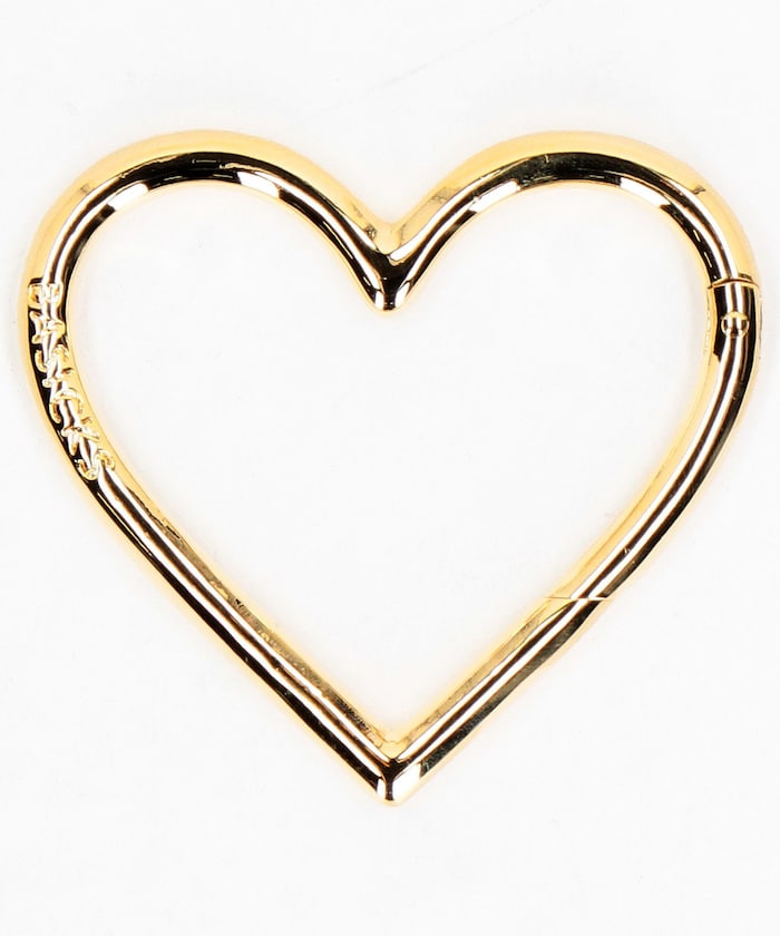 Gold Plating Heart Carbiner / S-1102