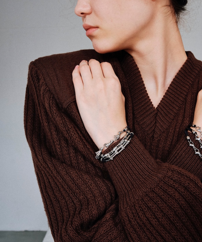 Cat & Metal Parts Hair Ties / hp12425 / メタルチャーム ヘアゴム